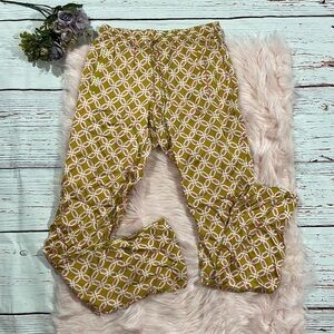 Devotion Twins Gold Pink Diamond Satin Drawstring Pants